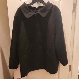 Talbots elegant 20w  Black Women's Pea Coat